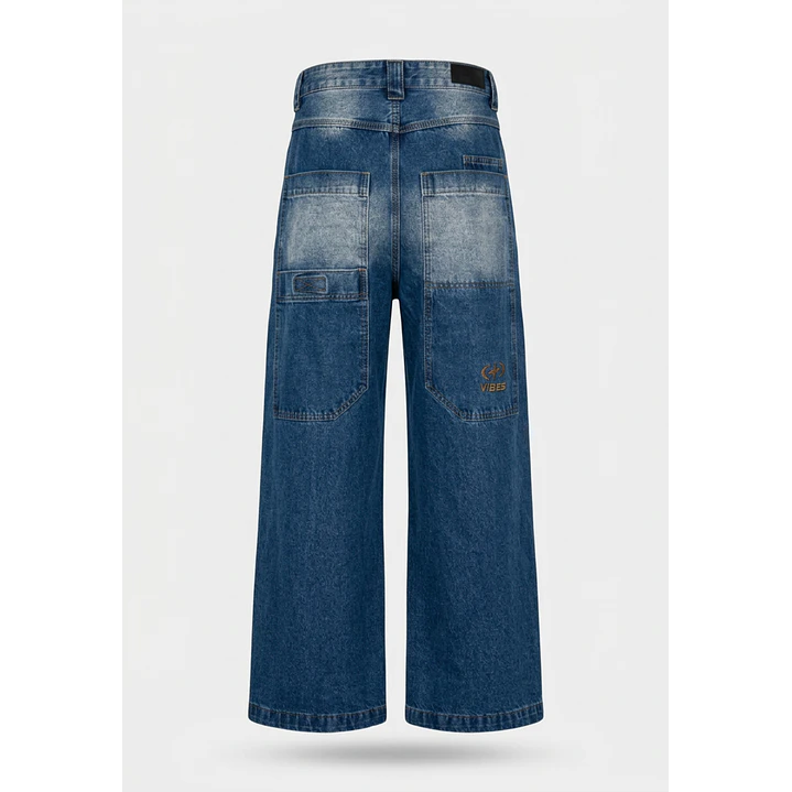 Jeans Lavado Mega Baggy Lolo Azul 2