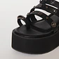 Sandalia Tachas Mujer Negro - Miniatura 3