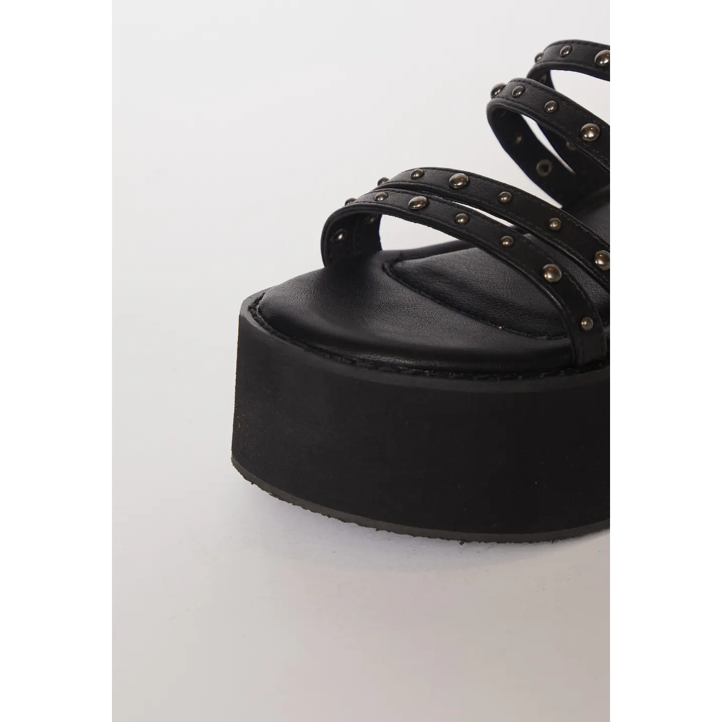 Sandalia Plataforma Mujer Negro 3