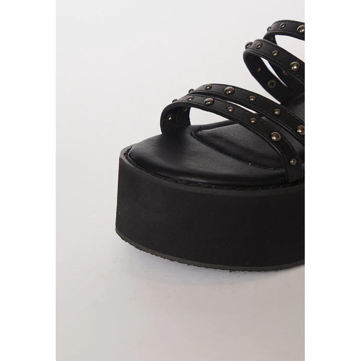 Sandalia Plataforma Mujer Negro 3