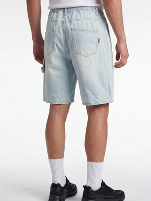 Bermuda Denim Carpintero Hombre Celeste