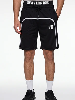Bermuda Doble Pretina Hombre Negro