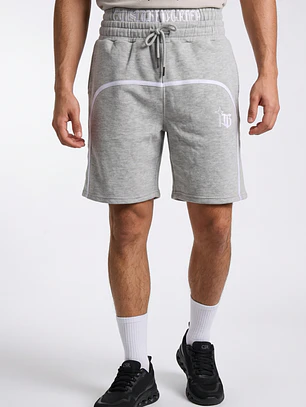Bermuda Doble Pretina Hombre Gris
