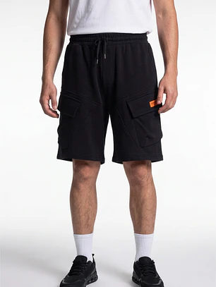 Bermuda Cargo Hombre Negro