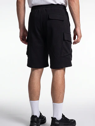 Bermuda Cargo Hombre Negro