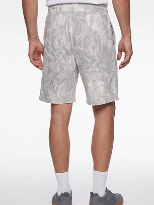 Bermuda Denim Camuflado Hombre Beige