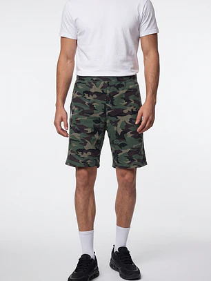 Bermuda Denim Camuflado Hombre Verde