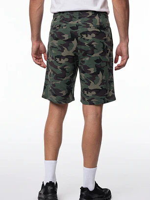 Bermuda Denim Camuflado Hombre Verde