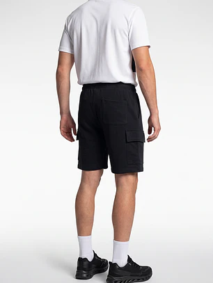 Bermuda Básico Cargo Hombre Negro