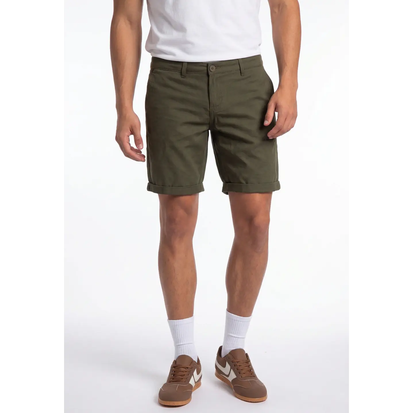 Bermuda Básico Hombre Verde 1