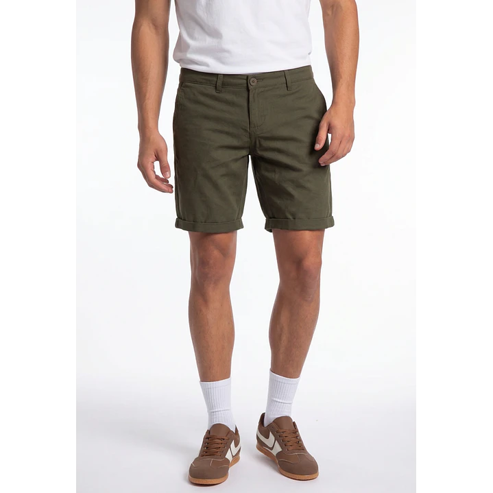 Bermuda Básico Hombre Verde 1