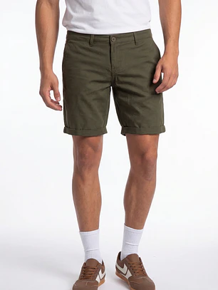 Bermuda Básico Hombre Verde