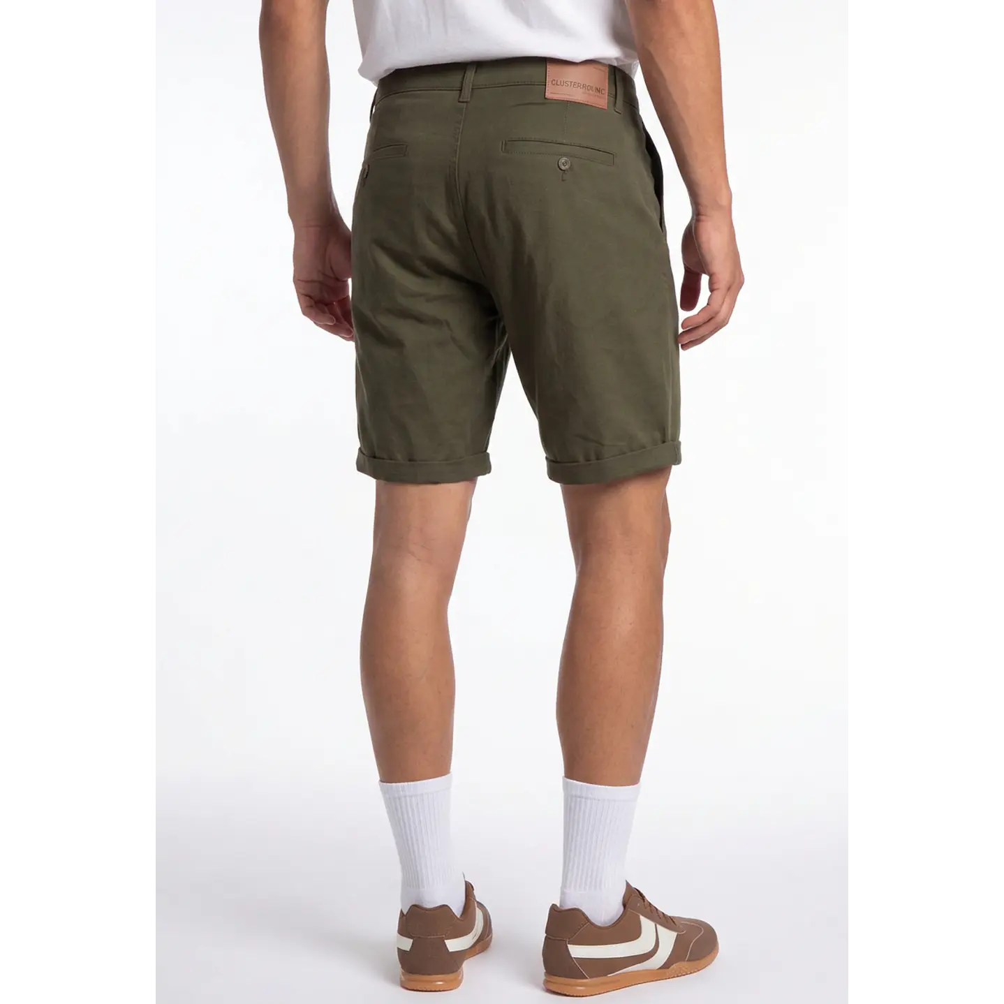 Bermuda Básico Hombre Verde 2
