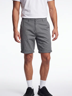 Bermuda Básico Hombre Gris