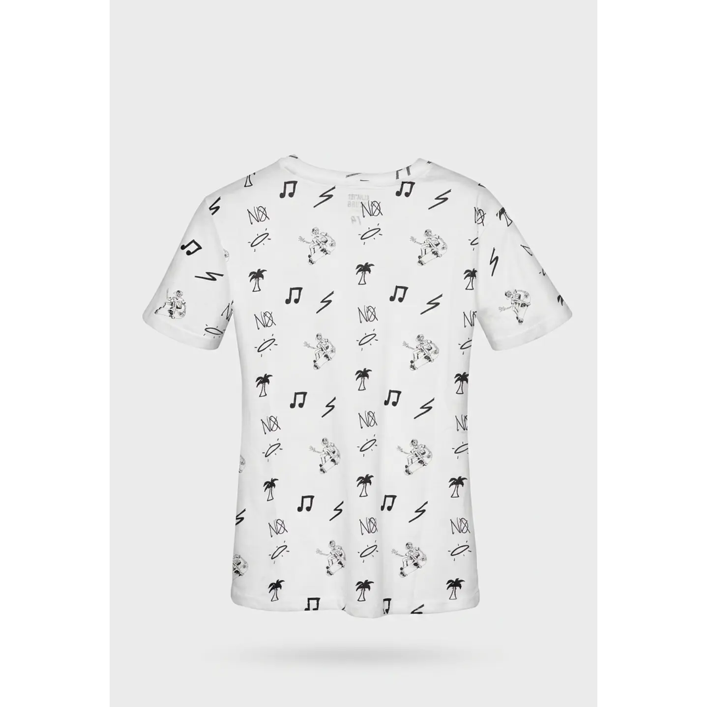 Polera Calavera Lolo Blanco 2