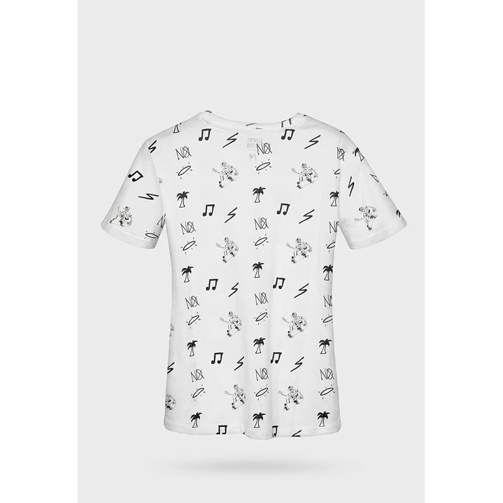 Polera Calavera Lolo Blanco 2