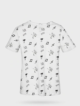 Polera Calavera Lolo Blanco