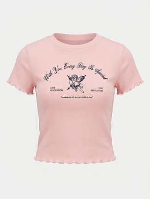 Polera Coquette Lola Coral