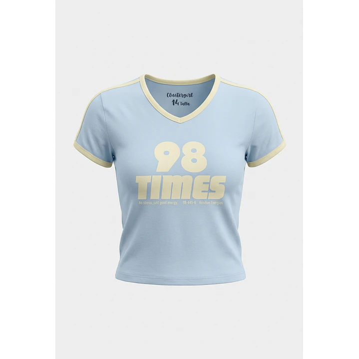 Polera Vivos Lola Celeste 1