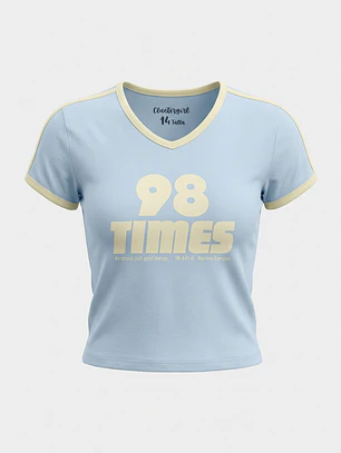 Polera Vivos Lola Celeste