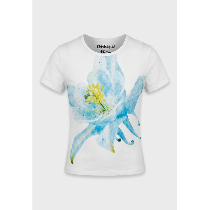 Polera Flor Lola Crudo 1