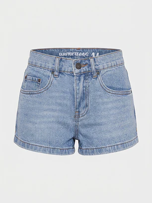 Short Denim Leopardo Lola Azul