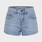 Short Denim Leopardo Lola Azul - Miniatura 1