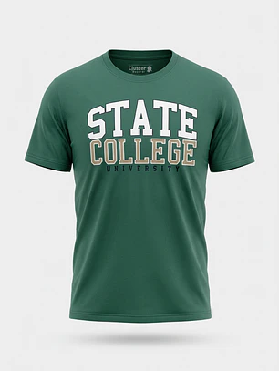 Polera College Niño Verde