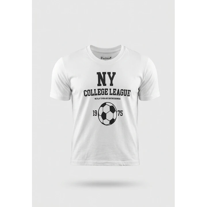 Polera College Niño Blanco 1