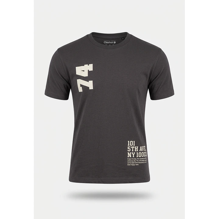 Polera College Niño Acero 1