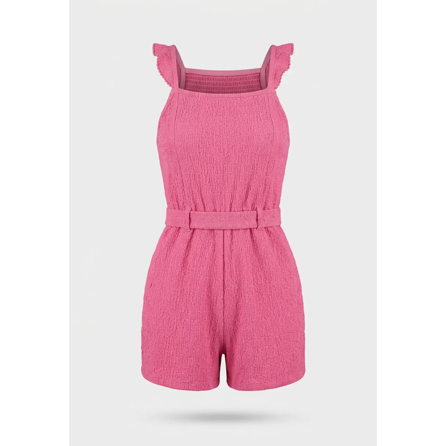 Enterito Botones Niña Rosado 2