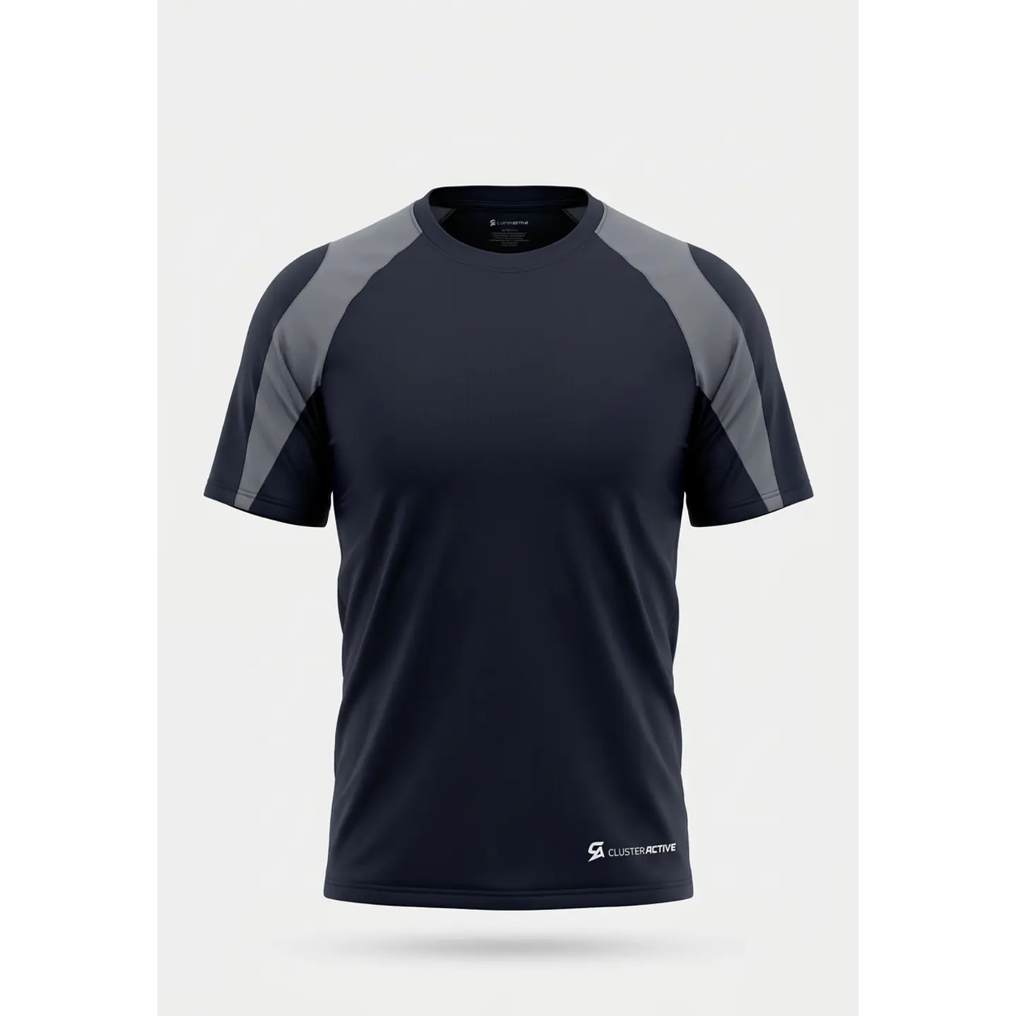 Polera Active Corte Hombre Gris 2