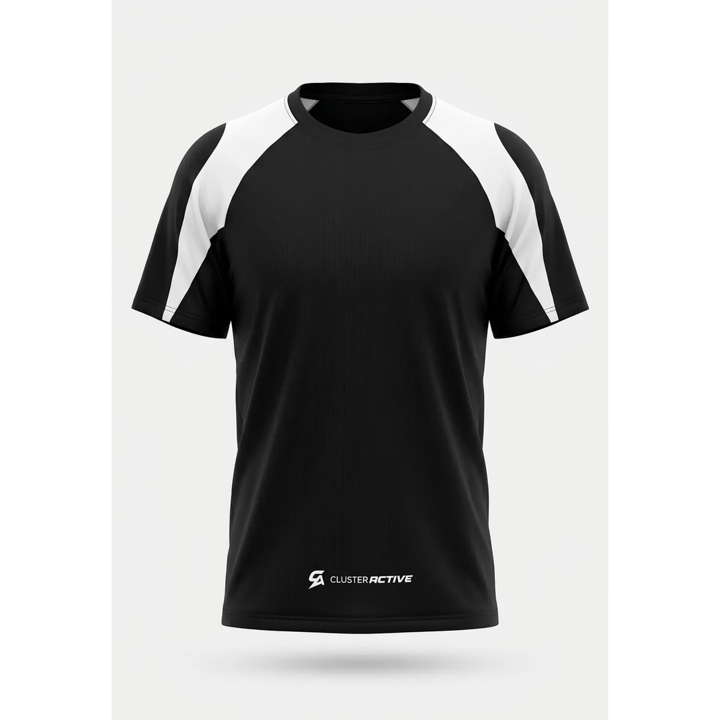 Polera Active Corte Hombre Negro 2