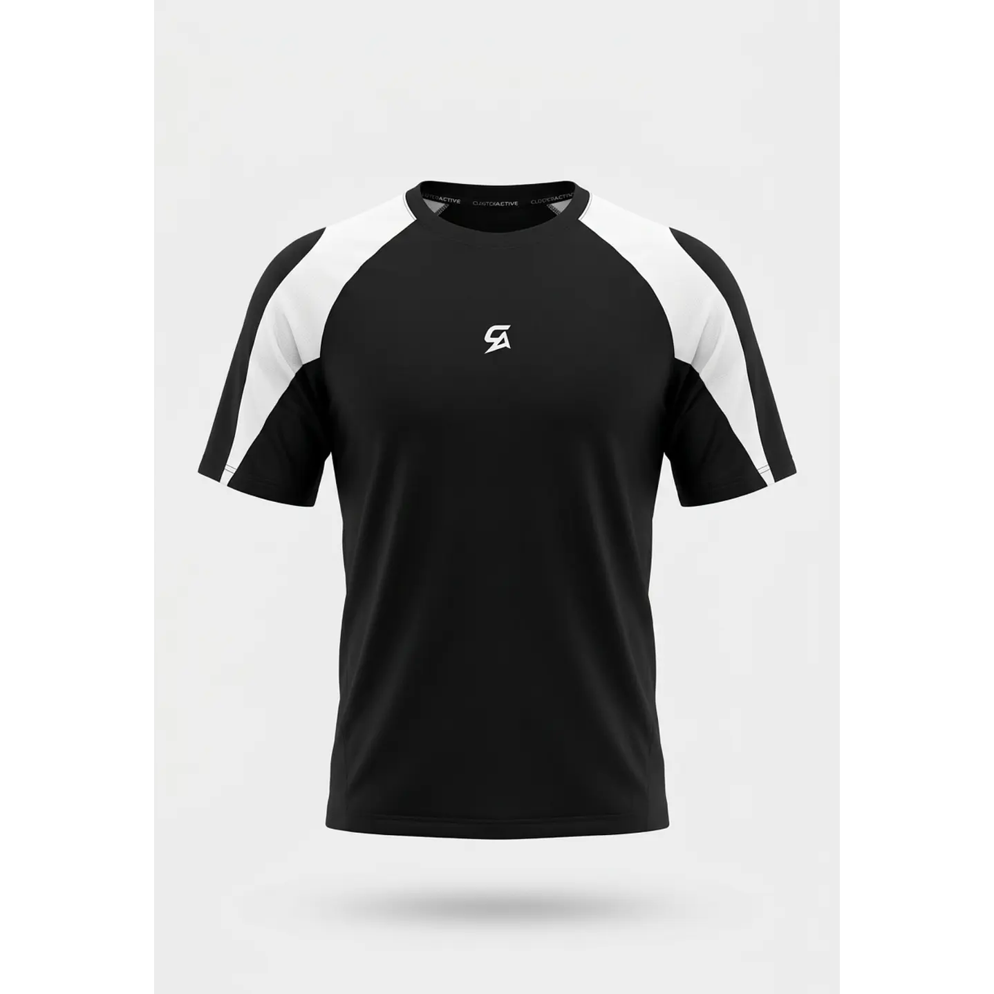 Polera Active Corte Hombre Negro 1