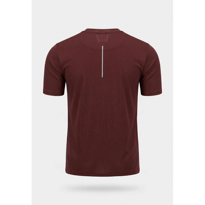 Polera Active Slim Hombre Burdeo 2