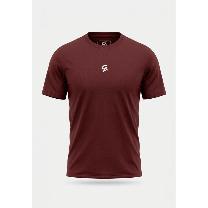 Polera Active Slim Hombre Burdeo 1