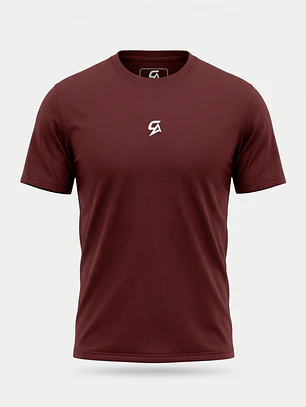 Polera Active Slim Hombre Burdeo