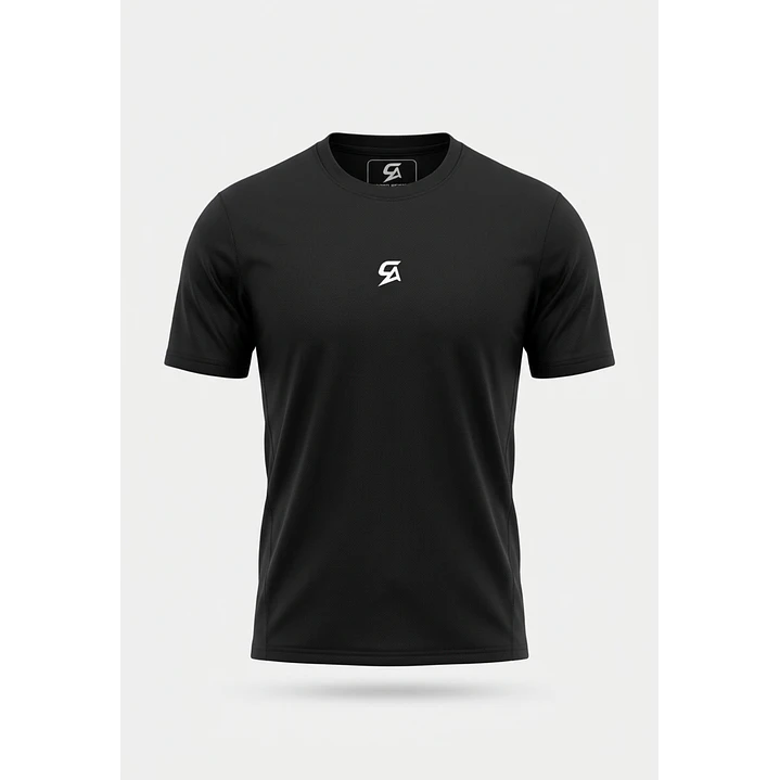 Polera Active Slim Hombre Negro 1