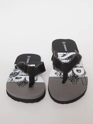 Hawaiana Tela Hombre Gris