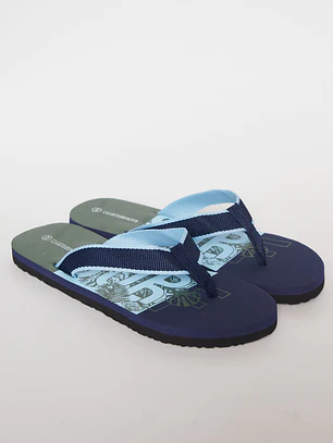 Hawaiana Tela Hombre Azul
