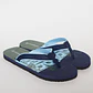 Hawaiana Tela Hombre Azul - Miniatura 1