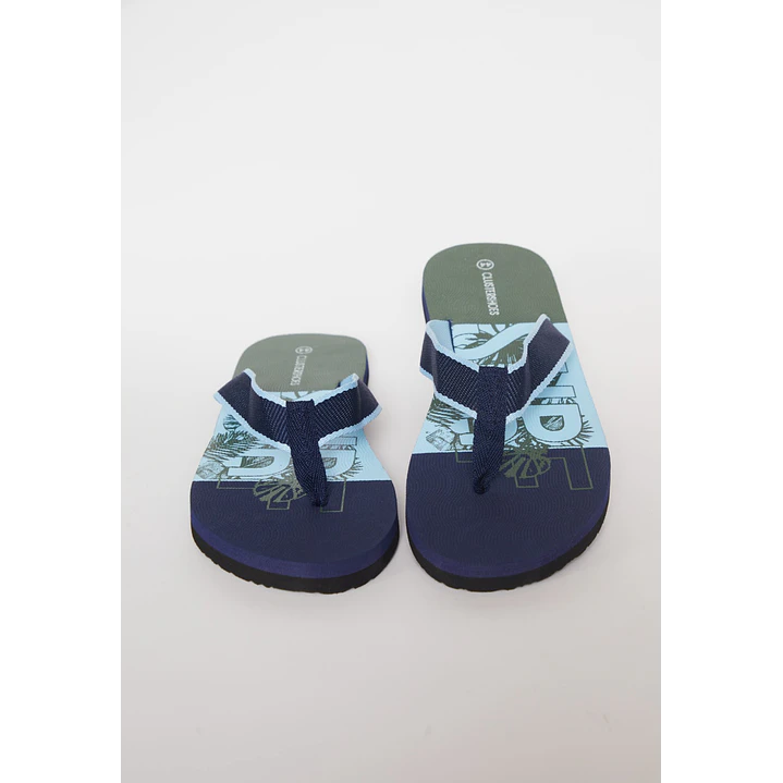 Hawaiana Tela Hombre Azul 2