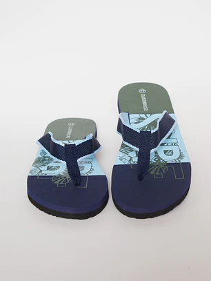 Hawaiana Tela Hombre Azul