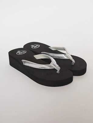 Hawaiana Tela Mujer Gris