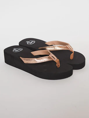 Hawaiana Tela Mujer Beige
