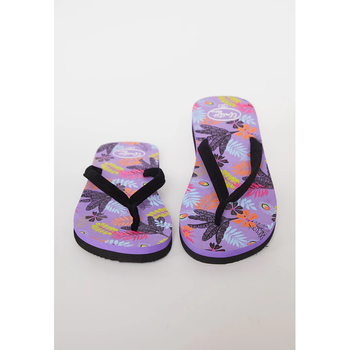 Hawaiana Tela Mujer Morado 2