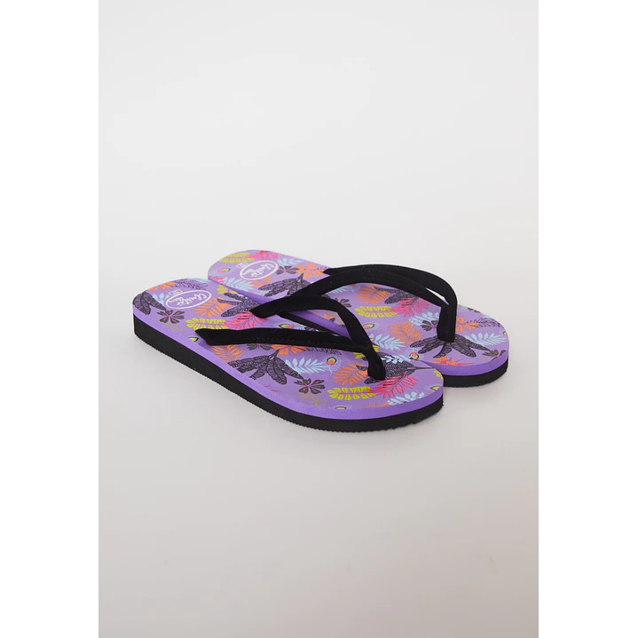 Hawaiana Tela Mujer Morado 1