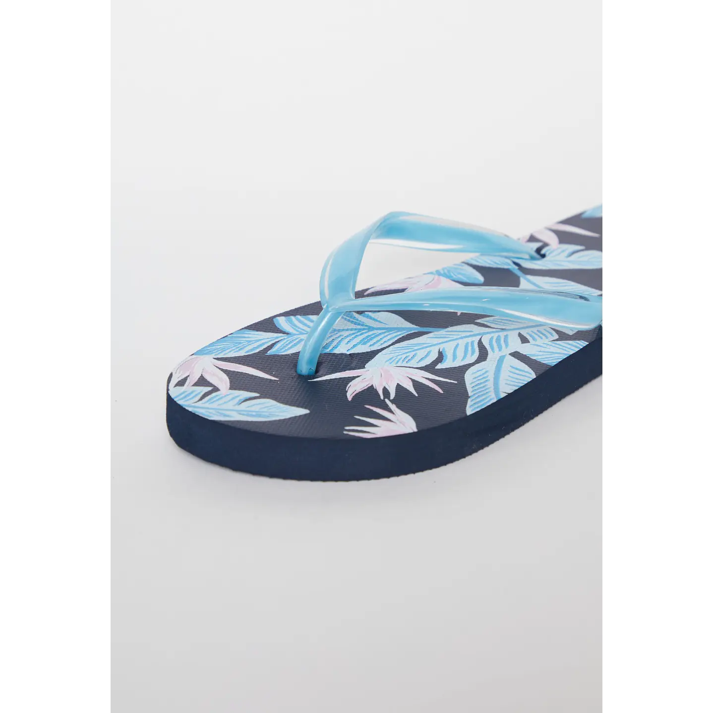 Hawaiana Hojas Mujer Celeste 2