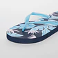Hawaiana Hojas Mujer Celeste - Miniatura 2