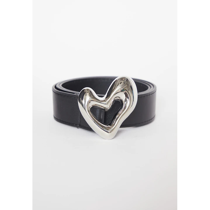 Cinturón Heart  Mujer Negro 1